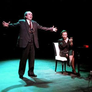 1995. Francisco Vidal y Charo Amador en Para quemar la memoria. Madrid. Foto: Chicho 